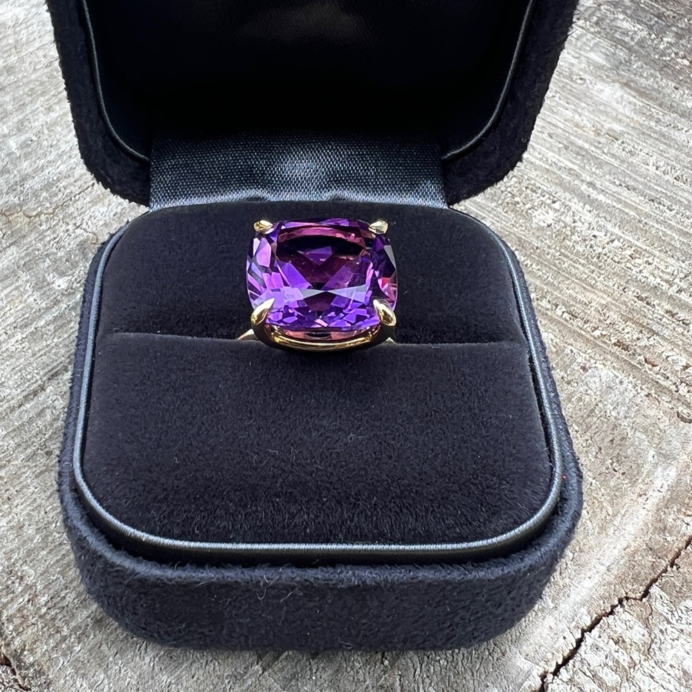 Tiffany & Co. amethyst sparkler ring